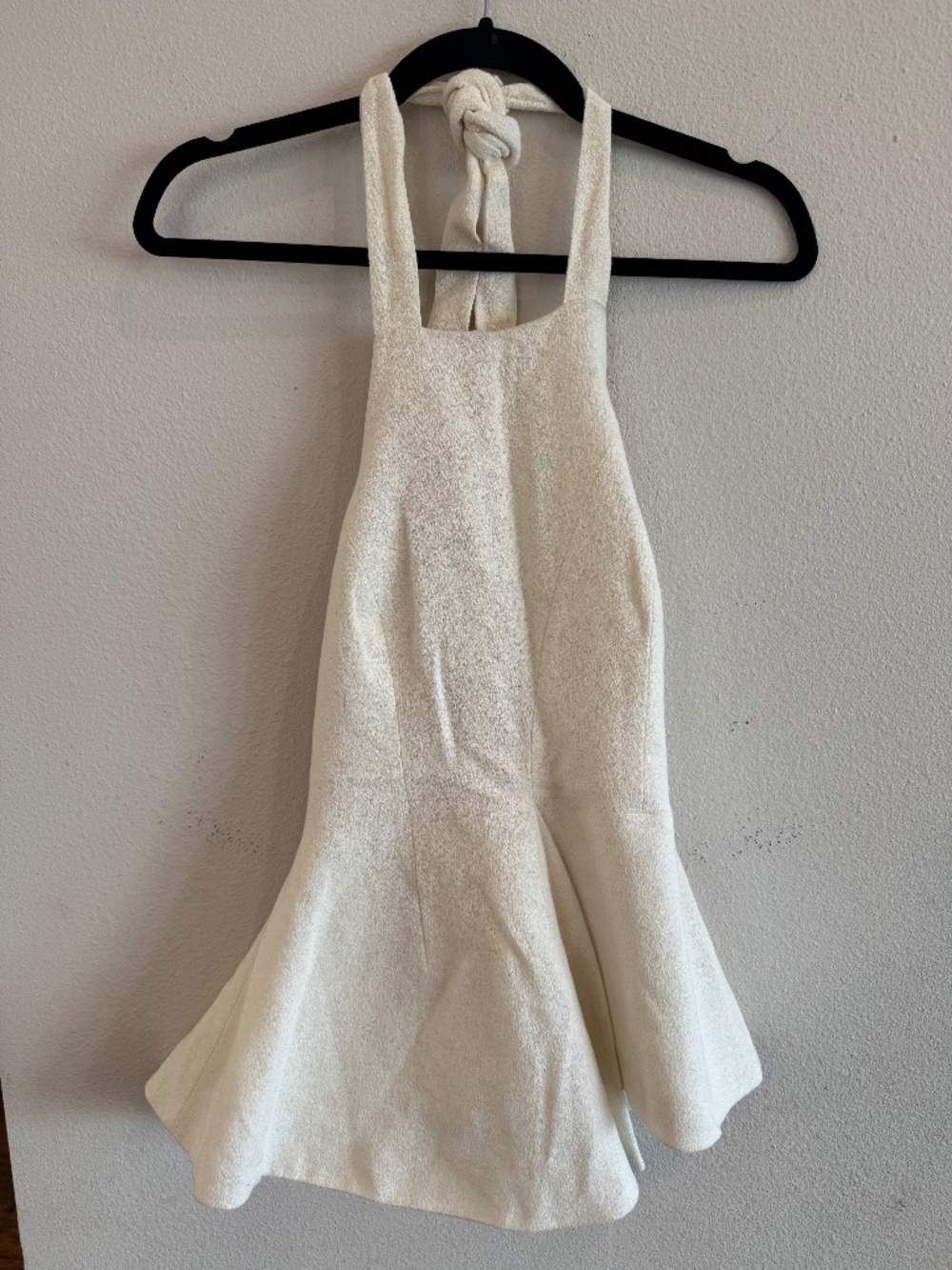 C/MEO Collective White Halter Neck Dress Size S
